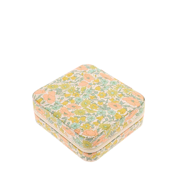Boîte à bijoux carrée Liberty Poppy Maisy Pastel