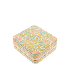 Boîte à bijoux carrée Liberty Poppy Maisy Pastel