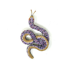Broche Serpent Améthyste