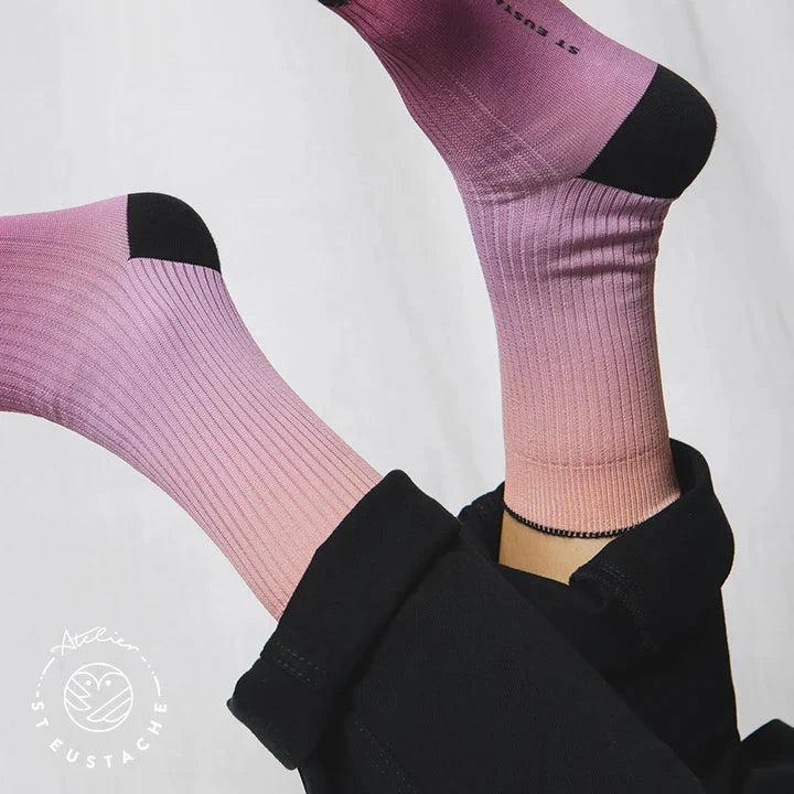 Chaussettes No. 1 Violet & Rose