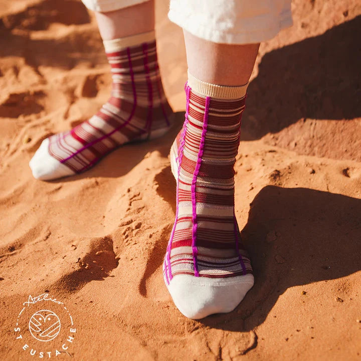 Chaussettes Nevada Roads Fuchsia