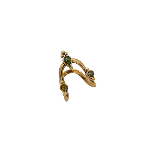 Bague Sacha Mariage Mélange Vert