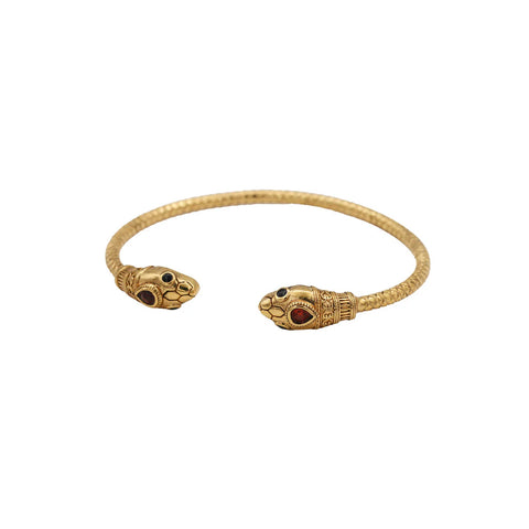 Bracelet Sissi Double Tête Grenat