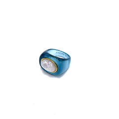 Bague Ava Bleue et Opale