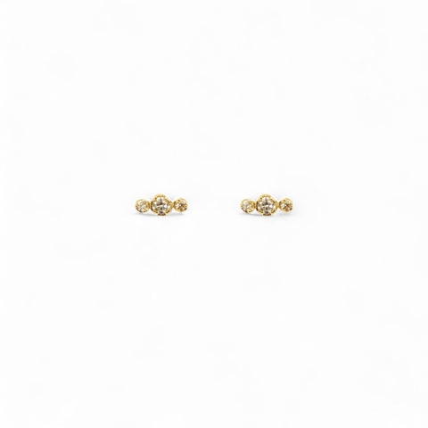 Boucles Dori zircons blancs