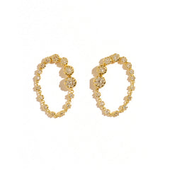 Boucles Rivedor Zircons Blancs