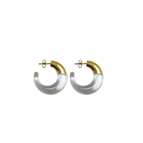 Boucles Nour PM Opale