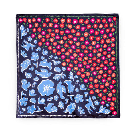 Foulard en Soie Forêt