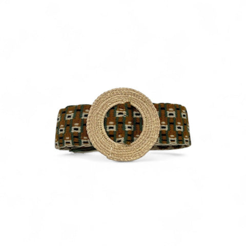 Ceinture Iraca Large Moutarde