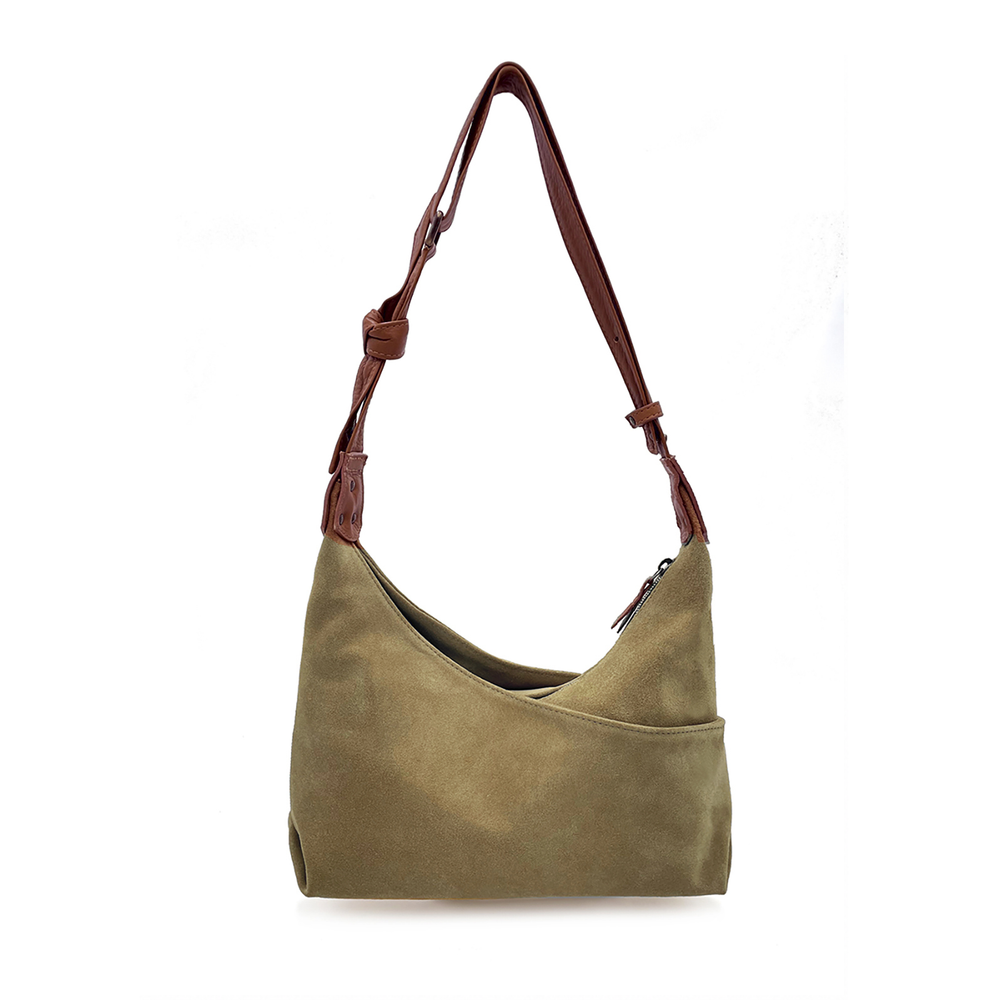 Sac Shiki Croûte velours Kaki