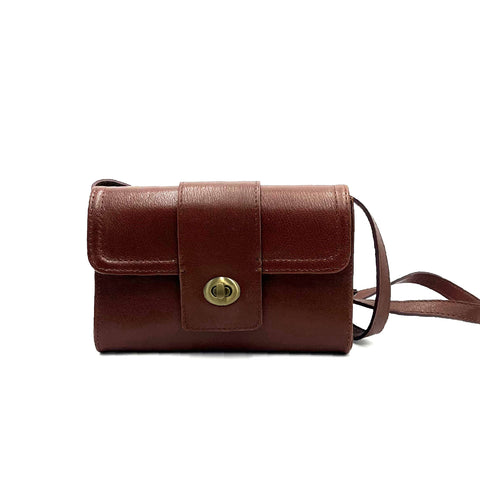 Sac Pochette Pasa Marron Chocolat