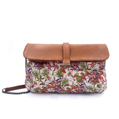 Sac Pochette Fripon Toile Imprimé Floral
