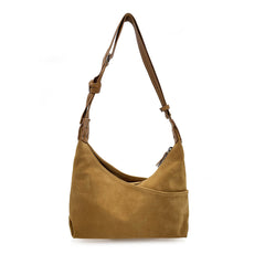 Sac Shiki Croûte velours Camel