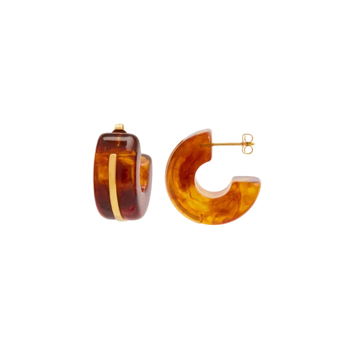 Boucles Calde Ambre