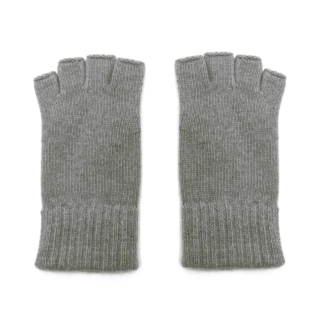 Mitaines en laine Cachemire Gris
