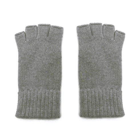 Mitaines en laine Cachemire Gris