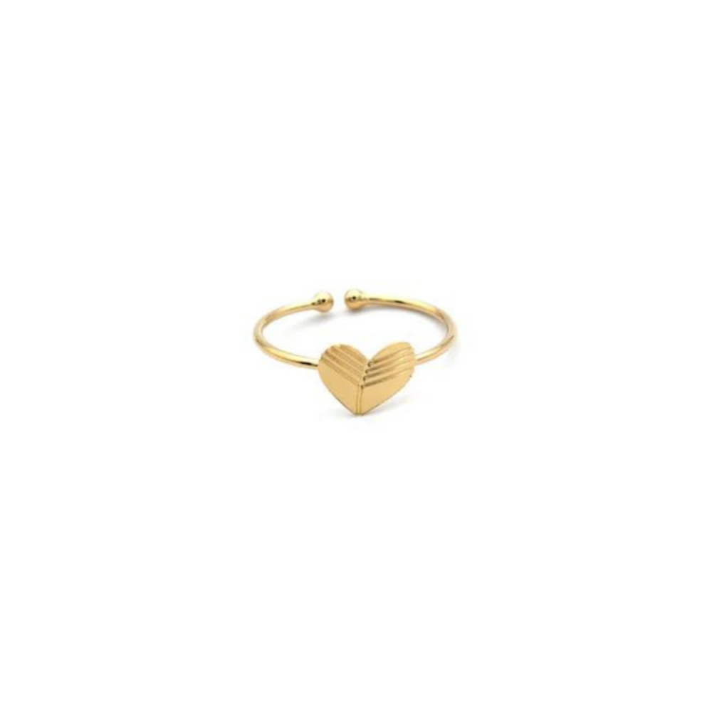 Bague Cœur Ligne