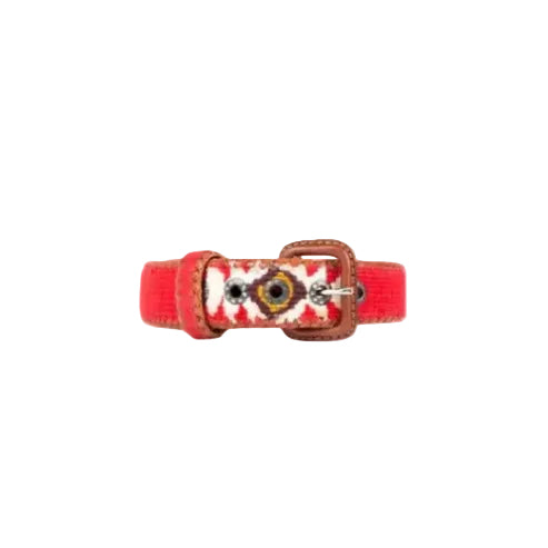 Collier de Chien Rouge Ethnique