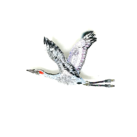 Broche Grue du Canada