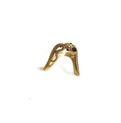 Bague Sissi Mariage Grenat