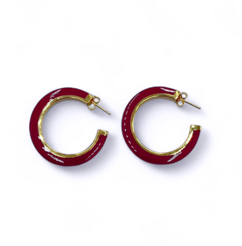 Boucles 24-E1 Rouge