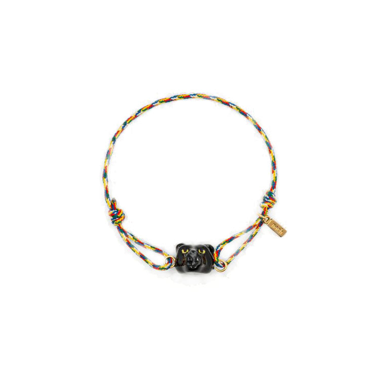 Bracelet Charm's Multicolore Panthère Noire