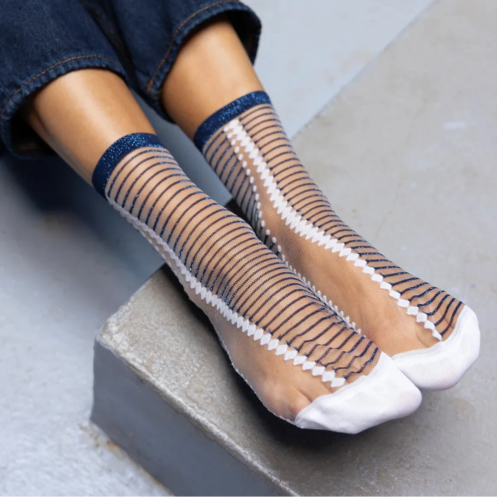 Chaussettes Boavista Bleues