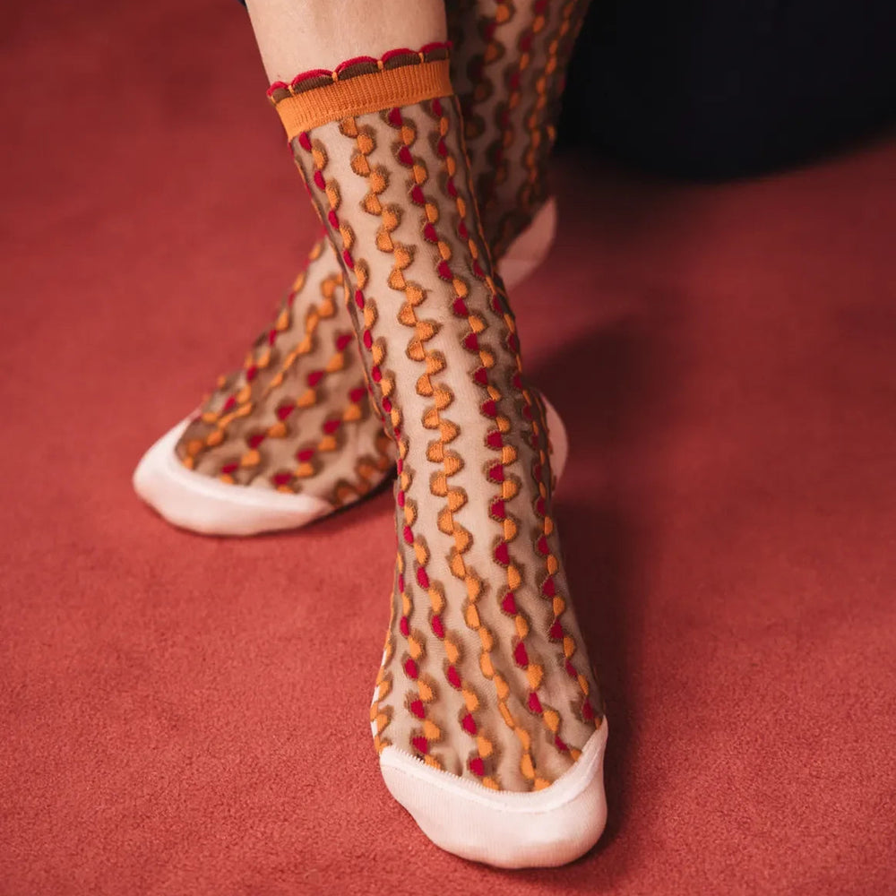 Chaussettes Cirkelbroen Ambre