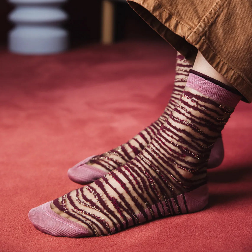 Chaussettes Oresund Bordeaux