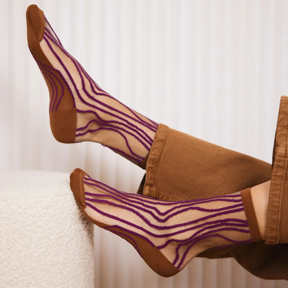 Chaussettes Superkilen Prune