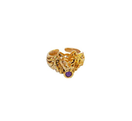 Bague Chevalière Aya améthyste