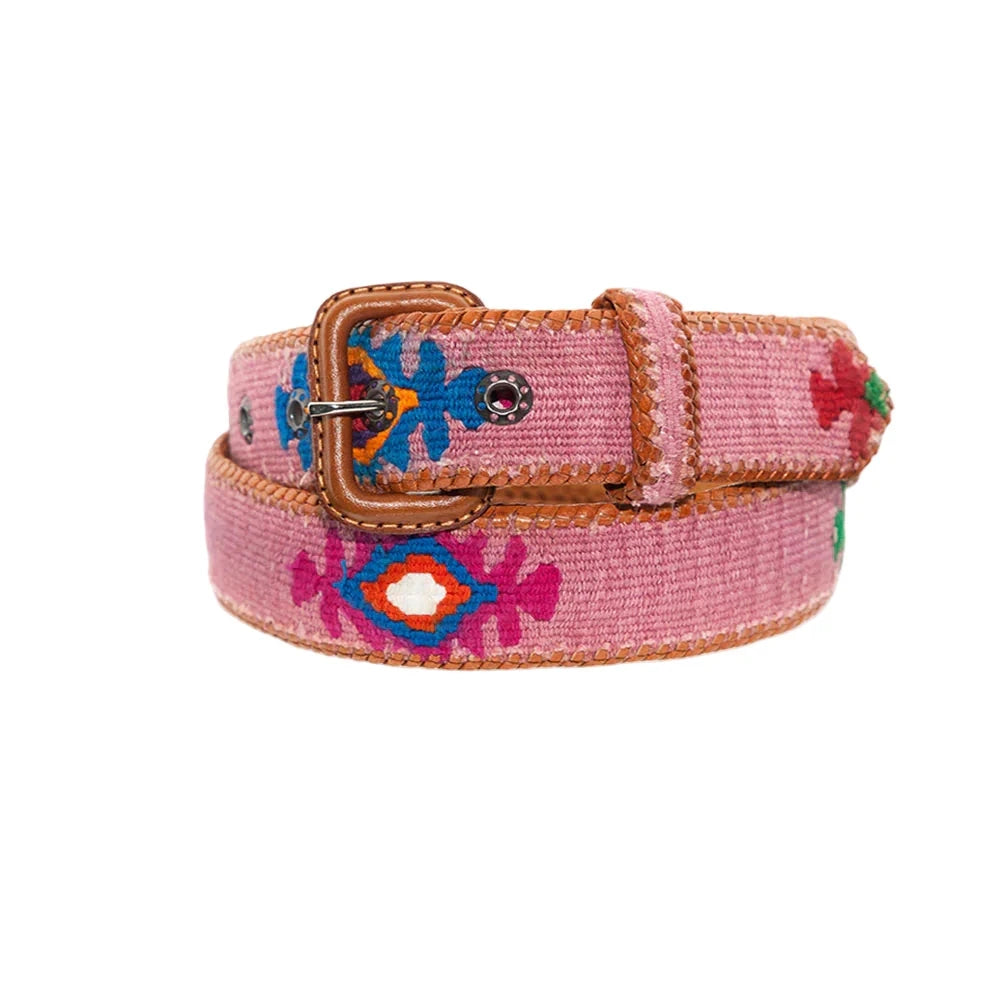 Ceinture Ethnique Rose