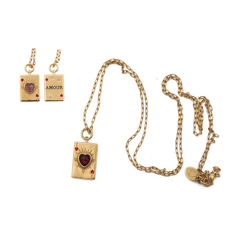 Collier Sacha Carte Amour