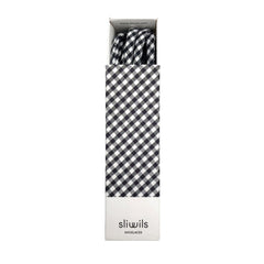 Lacets Vichy Noir & Blanc