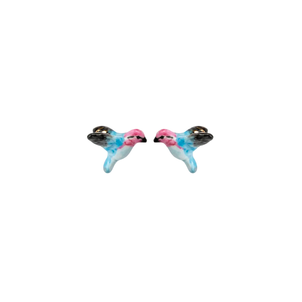 Boucles d'oreilles puces -  Colibri