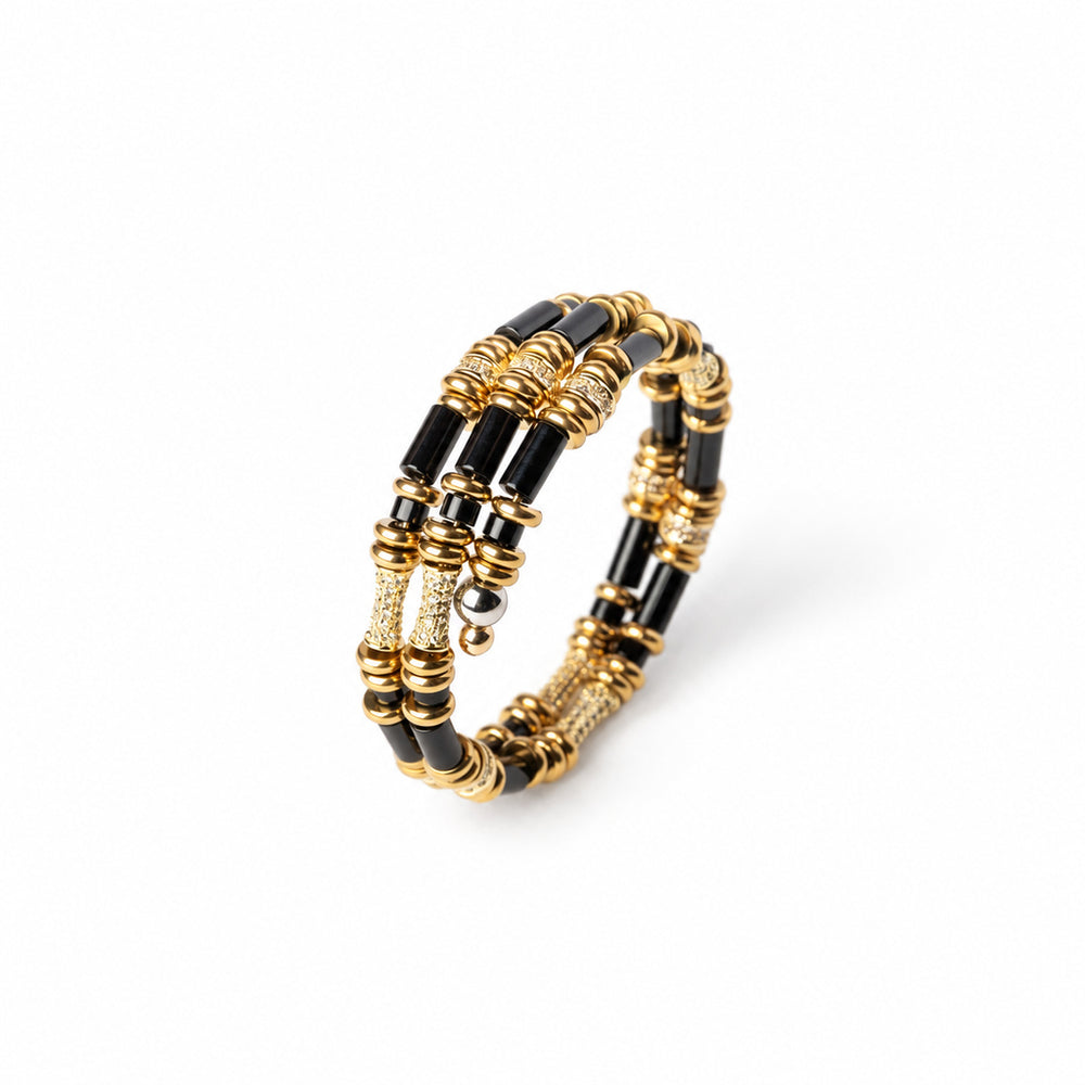 Bracelet Yara Shiny Noir