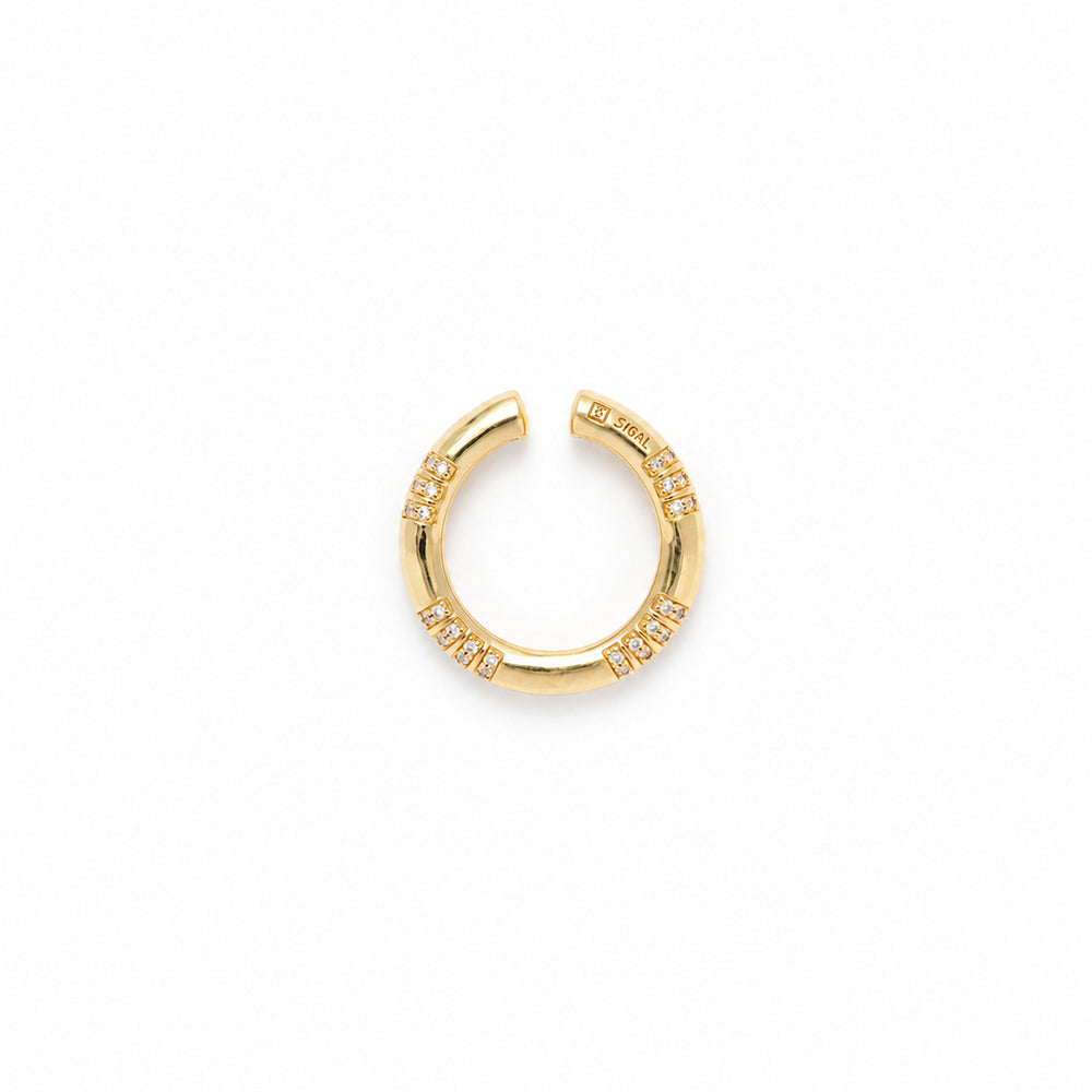 Boucles Earcuff Quadra Blanc
